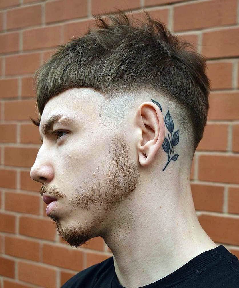 Spiky Undercut with Low Fade