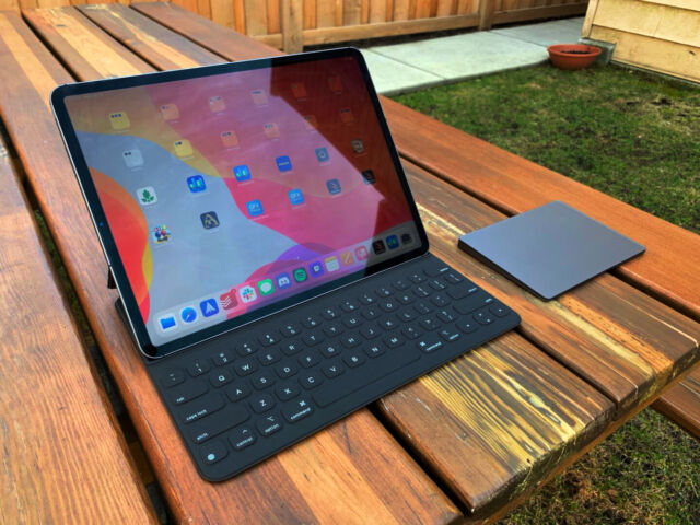 An iPad accompanied by the appropriate peripherals can provide a delightful escape from your desk.