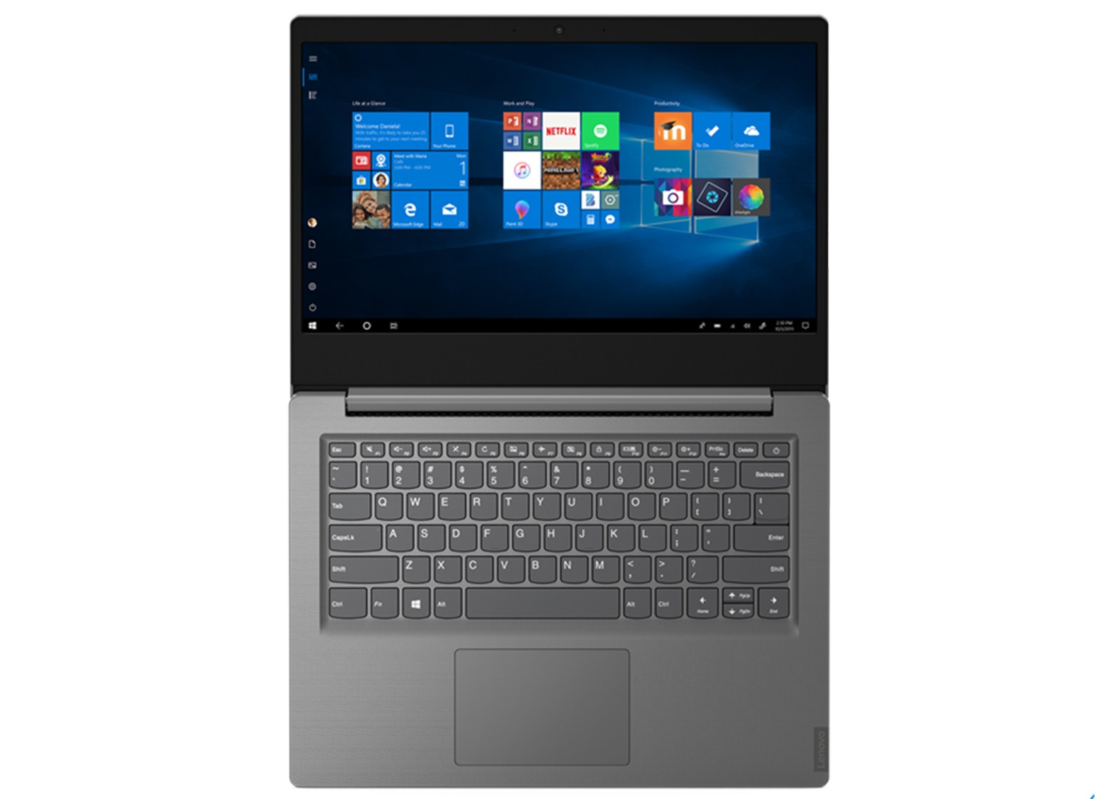 Bà n phÃm Lenovo V14-IIL chá»ng trà n, thiết kế khoa há»c
