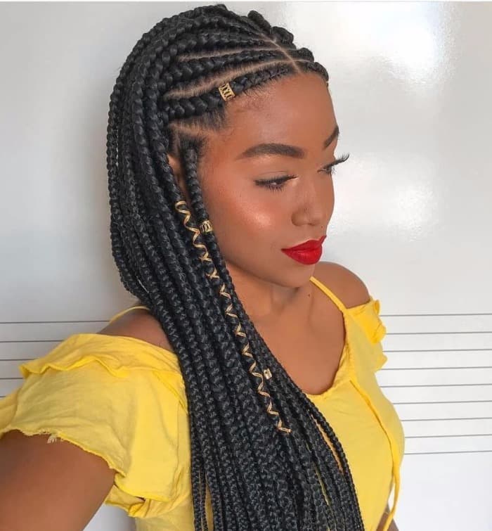 Bohemian Knotless Braids