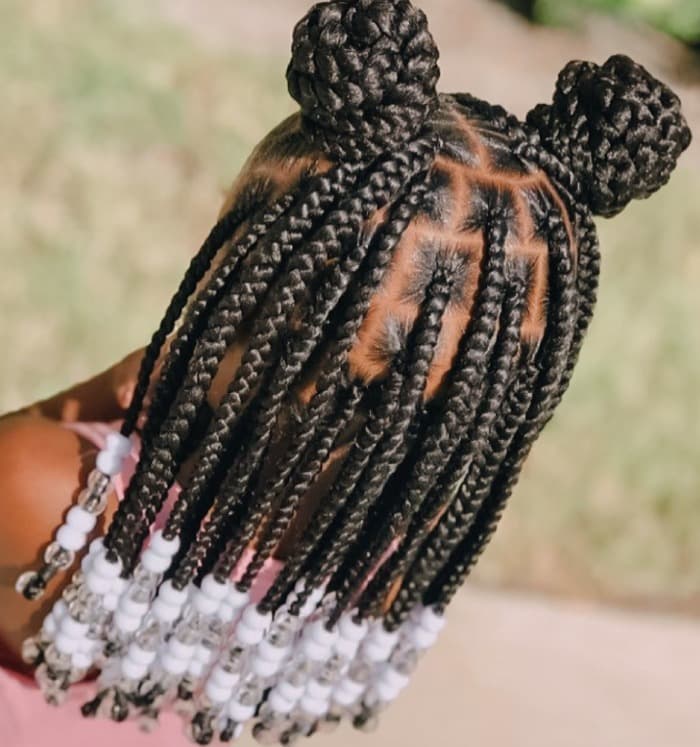 Kids Knotless Braids