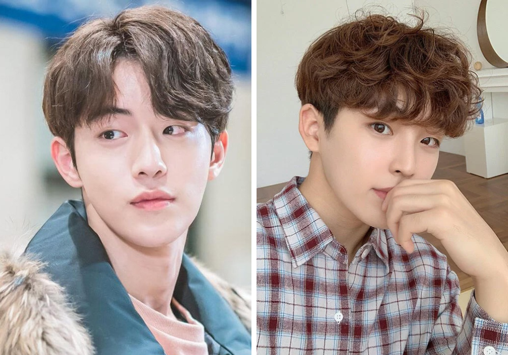 Tạo dáng tóc nam đẹp xoăn nhẹ