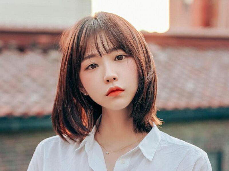 Thin Bangs Short Hair