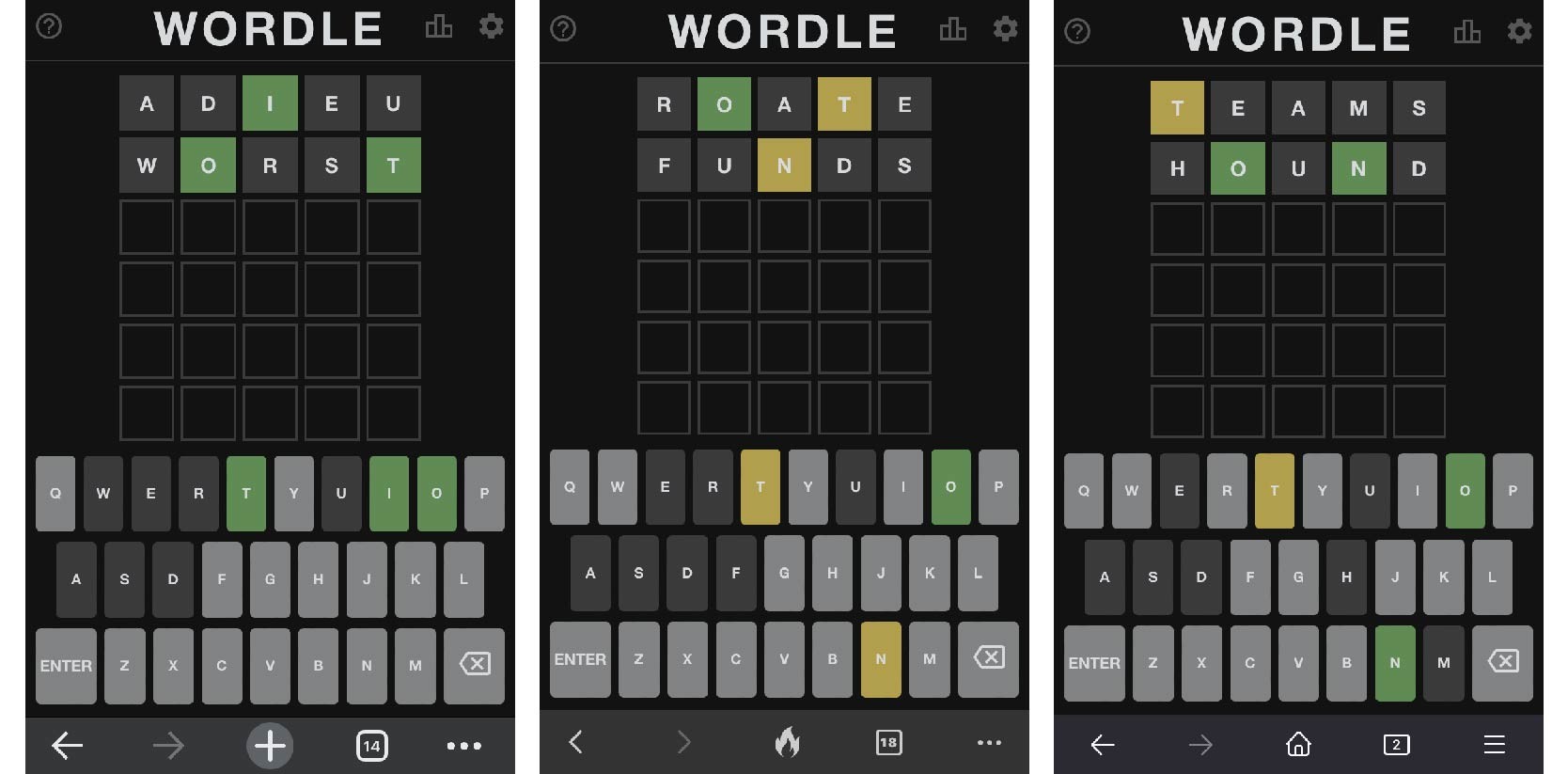 Recommended Wordle starting words