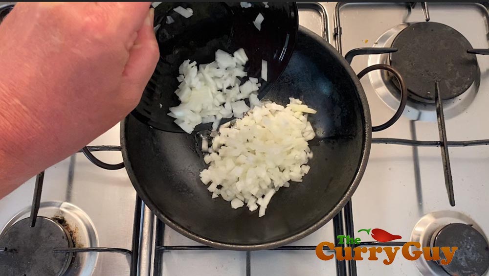 Stirring in the remaining vegetable