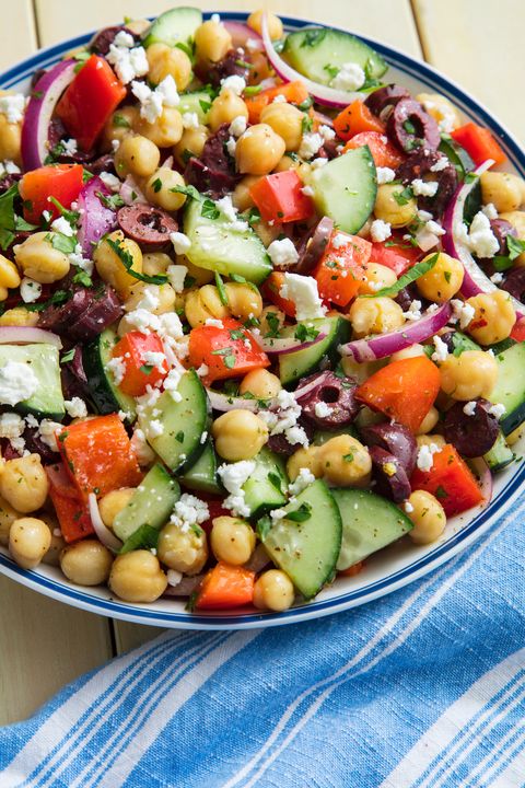 chickpea mediterranean salad