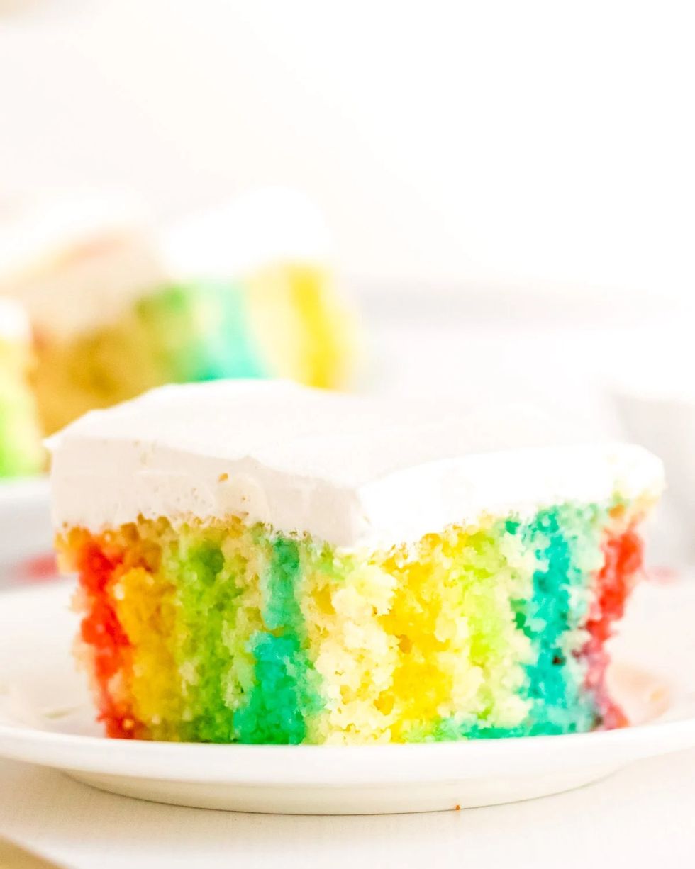 jello recipes rainbow jello poke cake