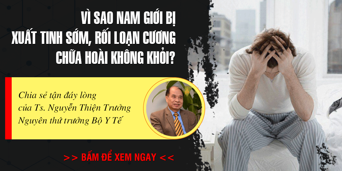 vì sao bá»nh khó nói á» nam giá»i chữa hoà i không khá»i
